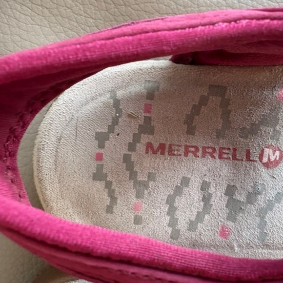 MERRELL Select Grip Women's sz 8 'Fuchsia' outdoor velcro strap sandals - Picture 9 of 15